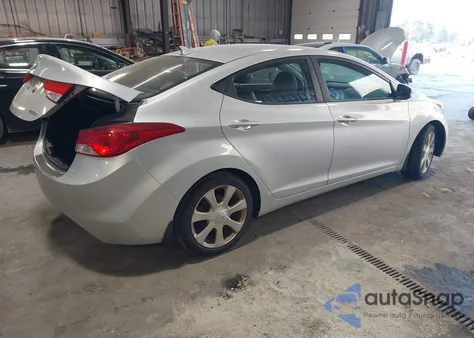 2013 Hyundai Elantra Limited z USA, uszkodzony, nr VIN KMHDH4AE8DU634999